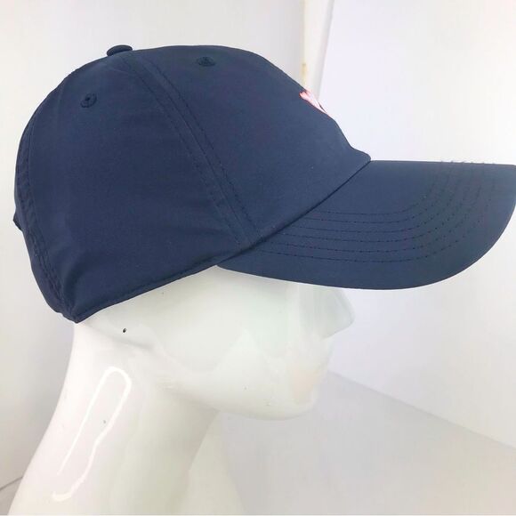 Birddogs Navy Blue White Embroidered Bird Logo Nylon Ball Cap - Picture 2 of 14